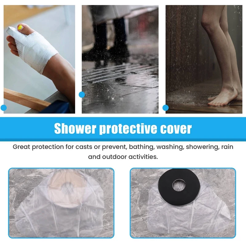 Waterproof Cast Cover Leg For Adult Ankle Shower Bath Watertight Foot Protector Wounds For Swimming Bath Accessories