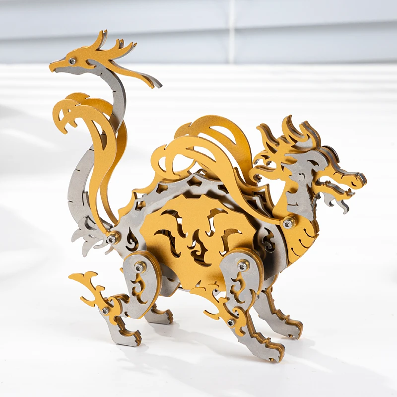 MOKR Xuanwu 3D Metalen Puzzel Kinderspeelgoed DIY Assemblagemodel Kerst Verjaardagscadeau Onderwijs en training