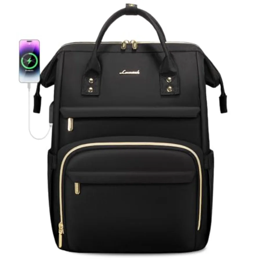 

Laptop Backpack for Women, 17 Inch Professional Womens Travel Backpack Purse Computer Laptop Bag Nurse Teacher Backpack, Waterp