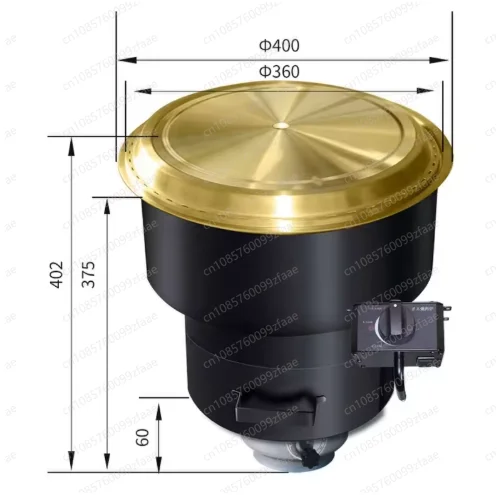 دخاني اليابان كوريا الأشعة تحت الحمراء سطح المكتب الغاز شواء شواء موقد مطعم الاستخدام #4