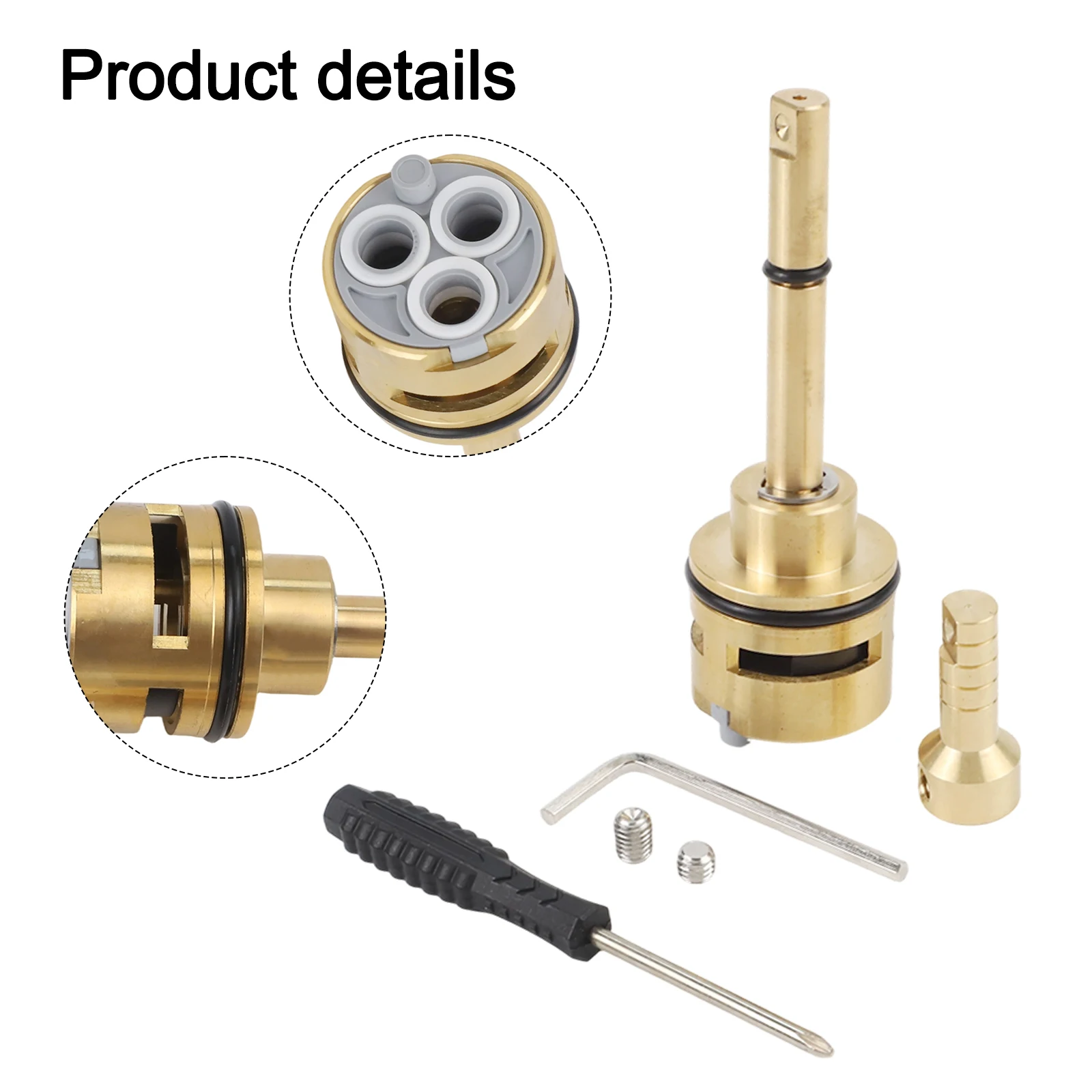 Bathroom Renovation 3-Setting Shower Valve Easy Install Diverter Kit Bathroom 11x11x3.3cm Compatible With R11000