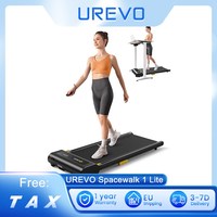 UREVO URTM022 Spacewalk 1 Lite Treadmill, 2-In-1 Walking Jogging Machine, 1-6KM/h Speed, Max Load 120kg, Remote Control