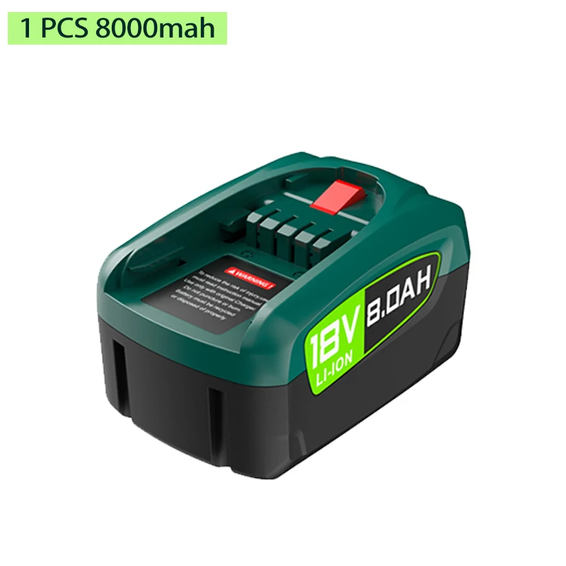Voor Bosch PBA 18V Batterij 8.0AH Li-Ion Vervanging PST PSB PSR Huis Tuingereedschap AL1810CV AL1815CV
