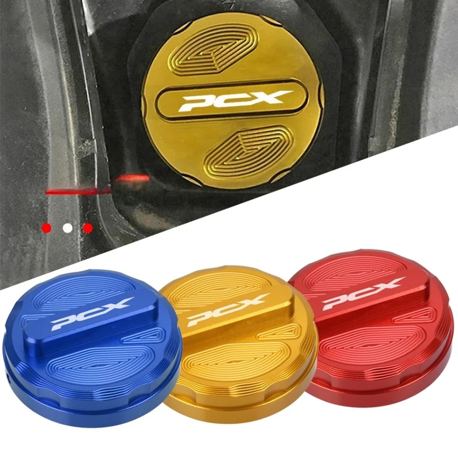 

FOR HONDA PCX 125 150 160 200 EV HP MPG PCX160-CBS 2018-2021 2022 2023 Motorcycle Fuel Tank Cover Petrol Box Cap Aluminum pcx150