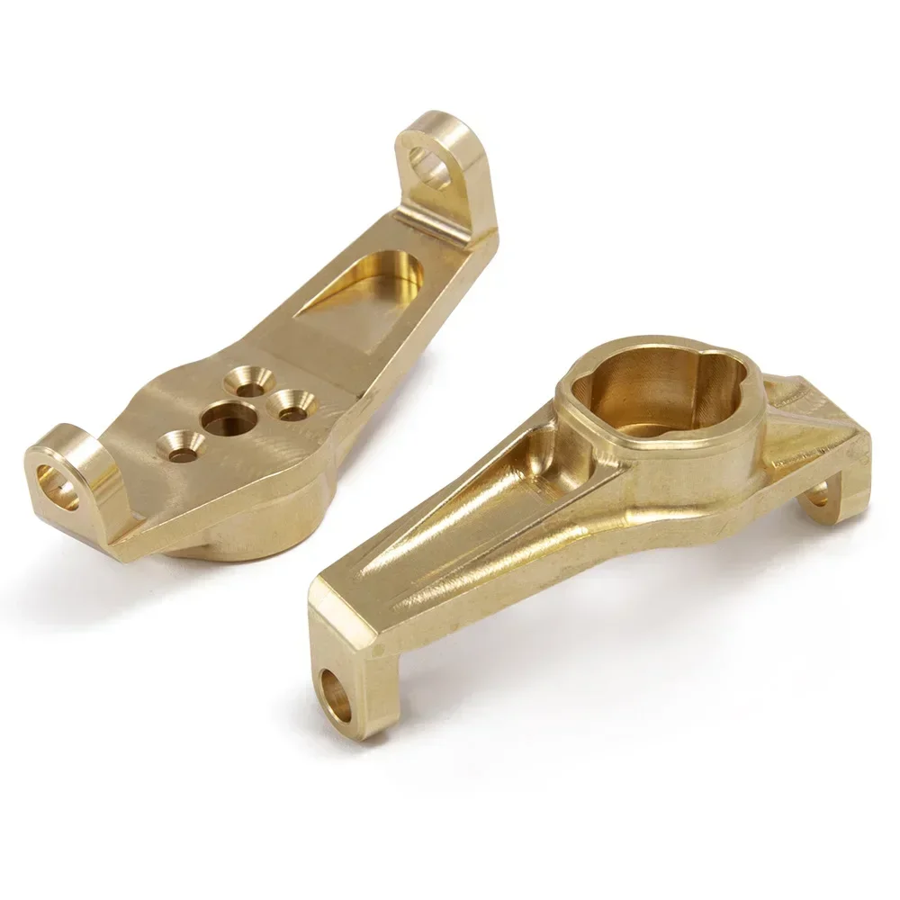 1Pair Heavy Duty Brass Front Hub Carrier for Trxs TRX4 1/10 RC Crawler Counterweights