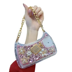 Jewelled Anti-Scratch Phone Cover with Sparkling Diamonds for IPhone 15 Plus 14Pro 11 12Pro 13 13Pro 14Pro Max Case Capa