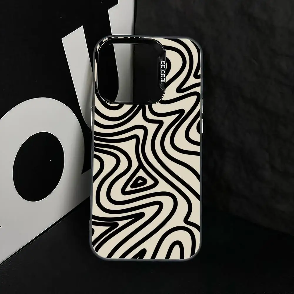 

Curve design case for iPhone17 16 15 14 13 12 11 Pro/ Max/Plus shock-proof rear cover anti-fingerprint