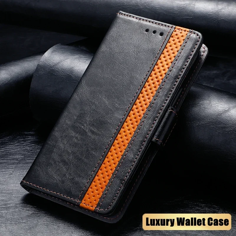 Leather Case For Xiaomi Redmi Note 14 13 12 11 Pro Plus 5G 4G 11S 12C 13C 14C Flip Book Case Wallet Back Cover Holster Funda