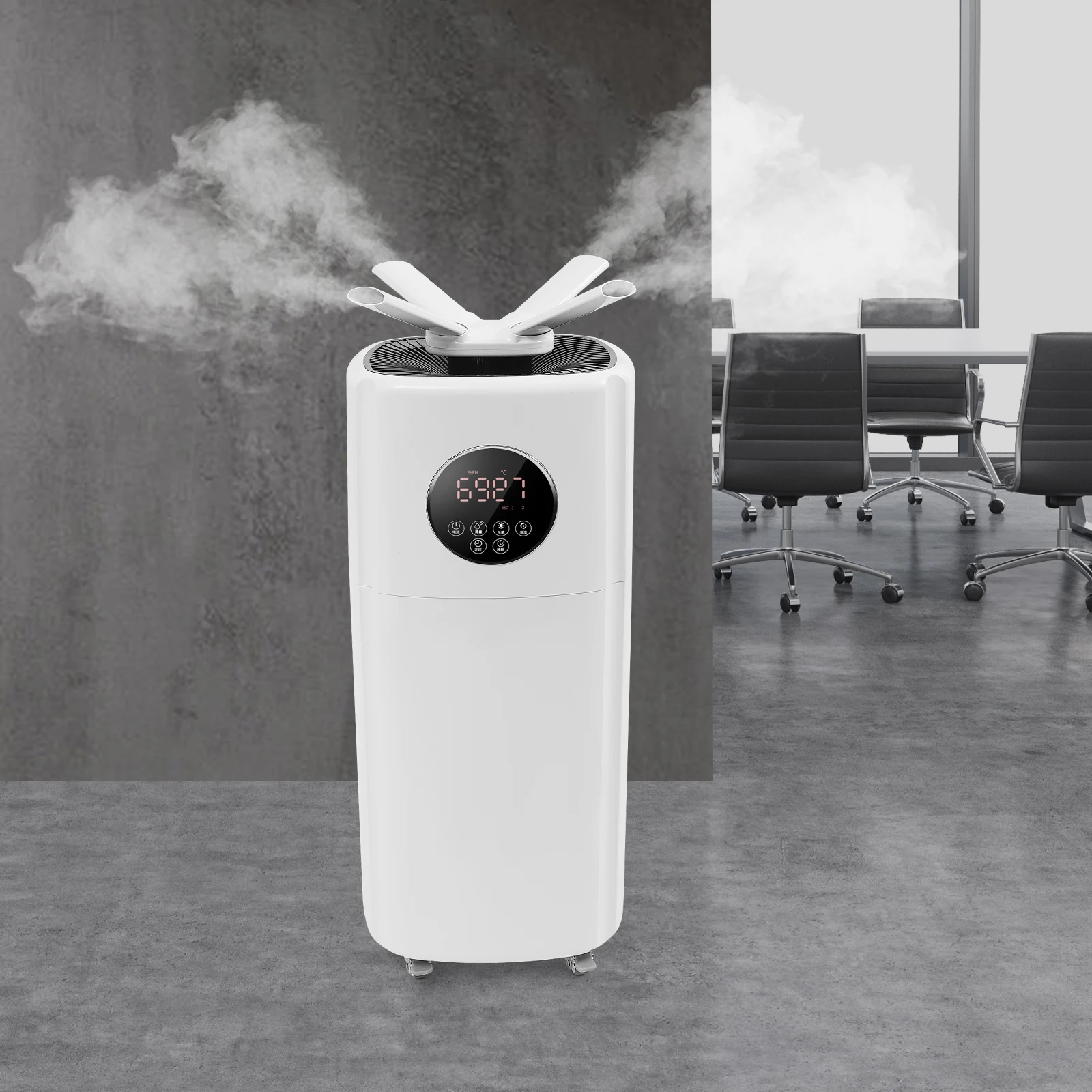 

Большой увлажнитель с дистанционным управлением, 21 л, коммерческий увлажнитель воздуха, увлажнители для больших помещений, для вилл, супермаркетов, офисов,