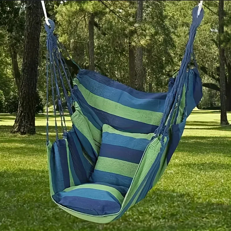 Hanging Swing Chair Outdoor Indoor Hammock Chair for Adult Kids Dorm Bedroom Balcony Courtyard Lazy Rattan Hanging Basket Seat image 2