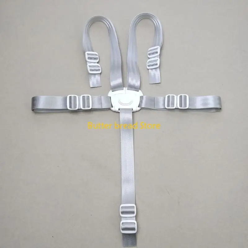 

W89C Child Safety Harness Belt 5 Point Adjustable Strap Suitable for Use in Strollers High Chairs and Pushchairs Dining Seats