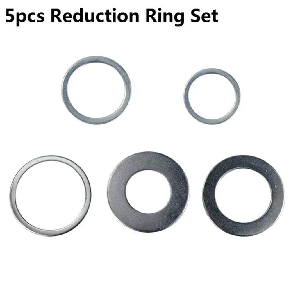 5pcs Saw Blade Reducing Ring Washers 16/20/22/25.4/30/32MM Conversion Ring Cutting Disc Aperture Gasket Inner Hole Adapter Ring