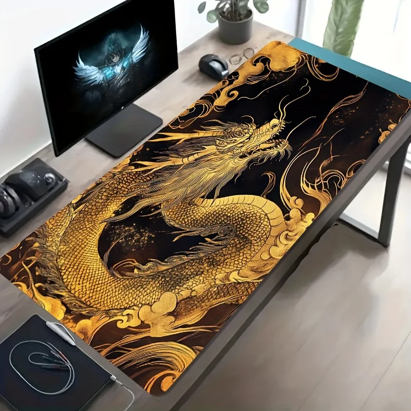 CIFBUY Large Gaming Mouse Pad Non-Slip Washable Rubber Base, Extended Desk Mat for Office Home Workstation Accessories