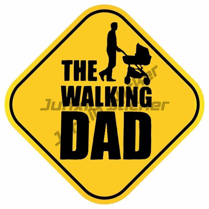 

Funny Father's Love Map Car Decal for Dad's Baby Board Label Lovely Car Sticker, Stroller, Waterproof Sticker