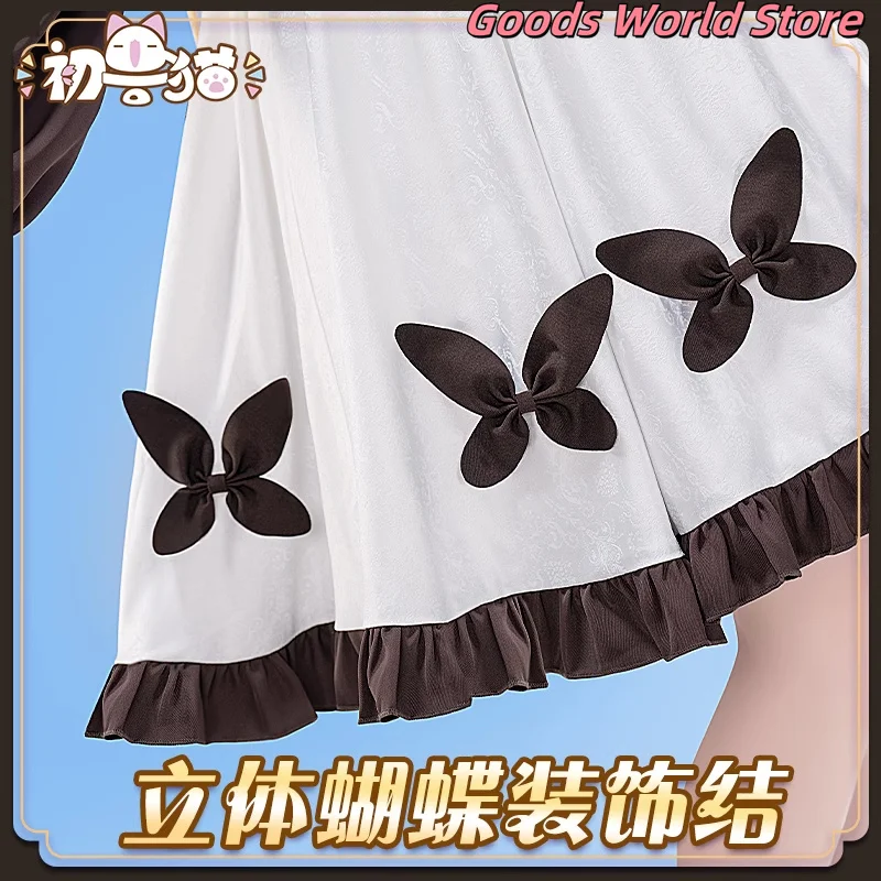 Tożsamość V przebranie na karnawał mała dziewczynka Cosplay Anime rysunek sukienka Lolita do odgrywania ról ubrania oficjalna oryginalna figura Cosplay
