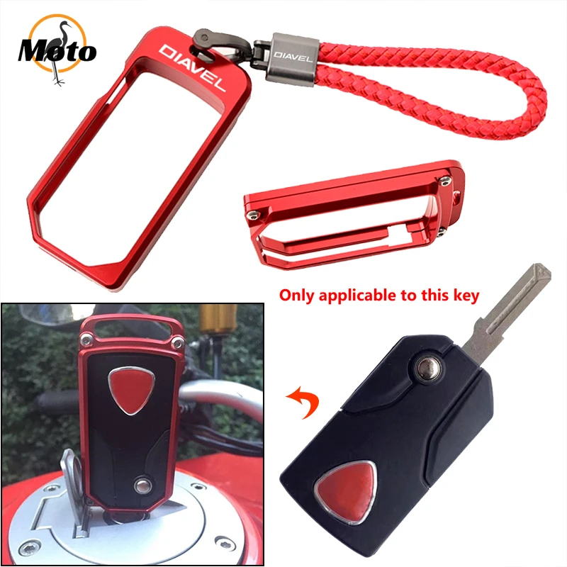 

Для DUCATI Diavel DIAVEL 2011-2016 2012 2013 2014, новые аксессуары для мотоциклов с ЧПУ, чехол для дистанционного управления, цепочка и брелок для ключей