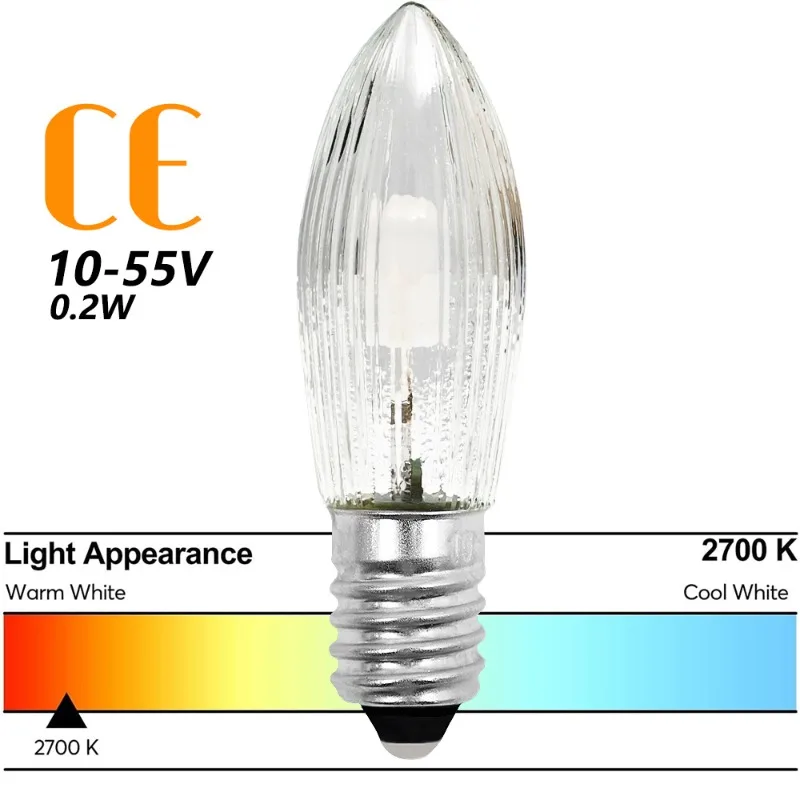 الدافئة الأبيض E10 مدبب الشموع مصابيح كهربائية LED استبدال لمبات للأضواء شمعة قوس الحمام المطبخ مصابيح المنزل لمبة ديكور #5