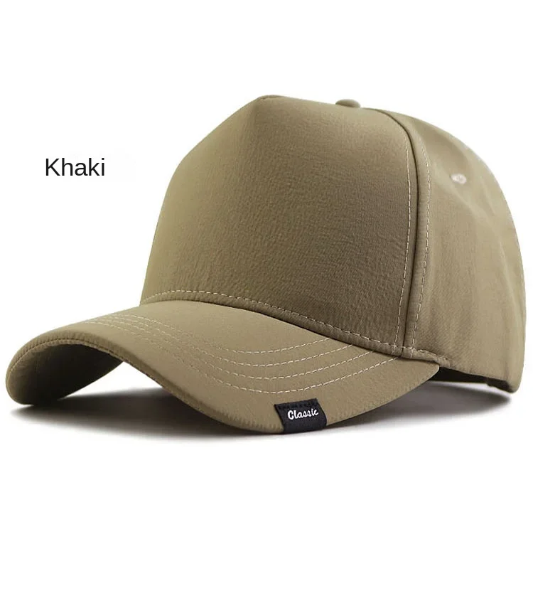 Oohmy Baseballkappe für Herren und Damen, schnelltrocknend, mit festem Schirm, hoher Krone, Sport- und Hip-Hop-Kappe, für große Köpfe, Outdoor – Detail 14