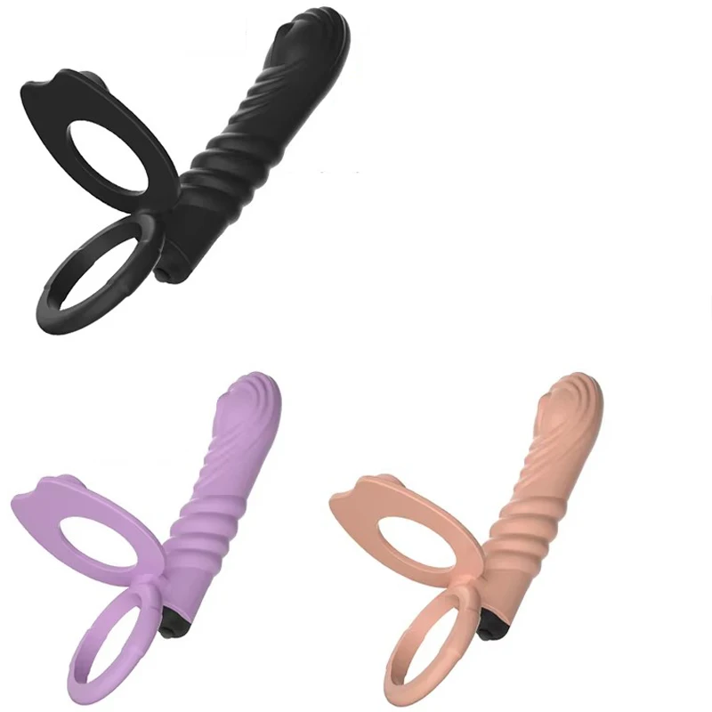 Men's Wearing Double Penetration Anal Plug Dildo Big Butt Plug Vibrator For Men Strap On Penis Vagina Plug Sex Toys For Couples