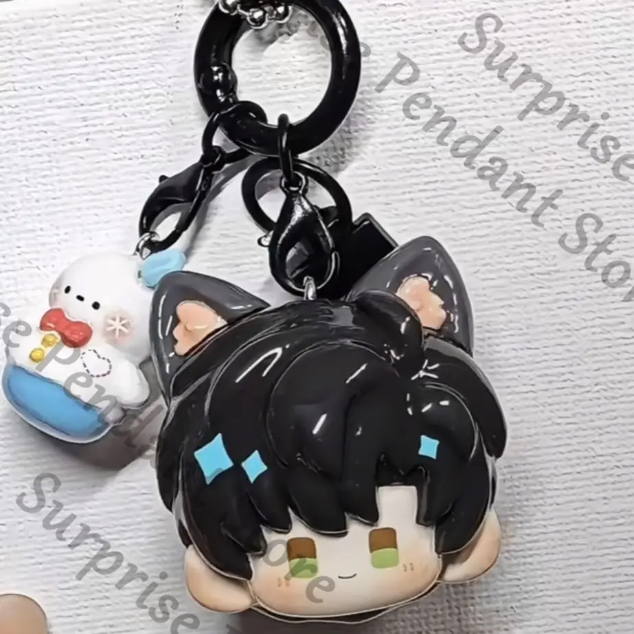 نموذج جديد الحب والمساحة العميقة قلادة من الراتنج Sylus Rafayel Zayne Xavier المفاتيح عنصر رباعي هدية زينة لطيفة