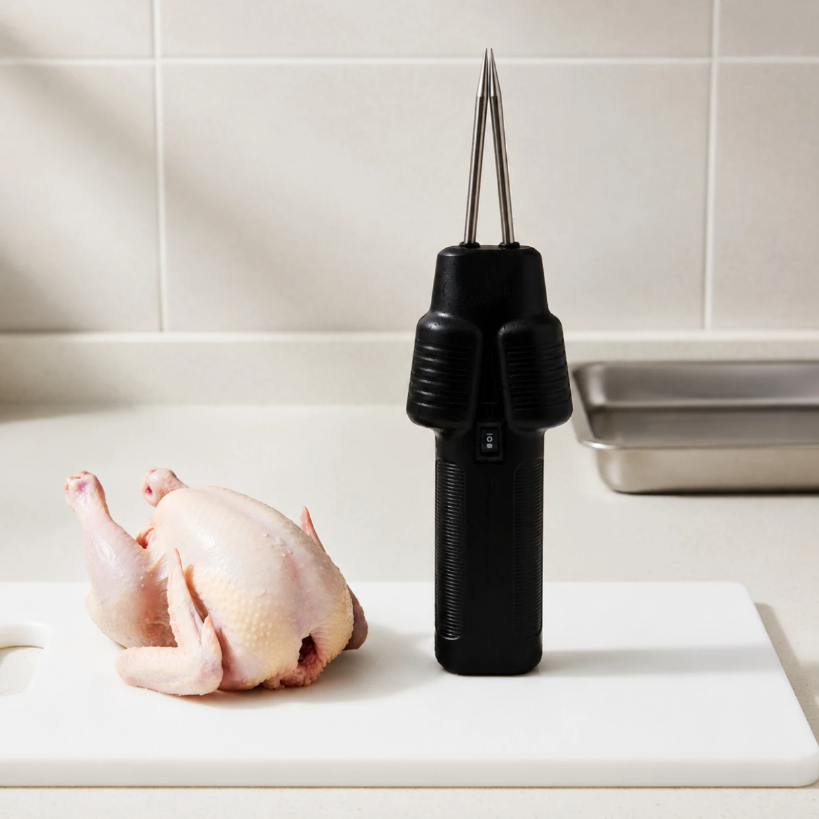 Handheld Chicken Plucker Safe On Skin Electric Fowl Defeathering Tool Food Processing Equipment Removes Fine Feathers