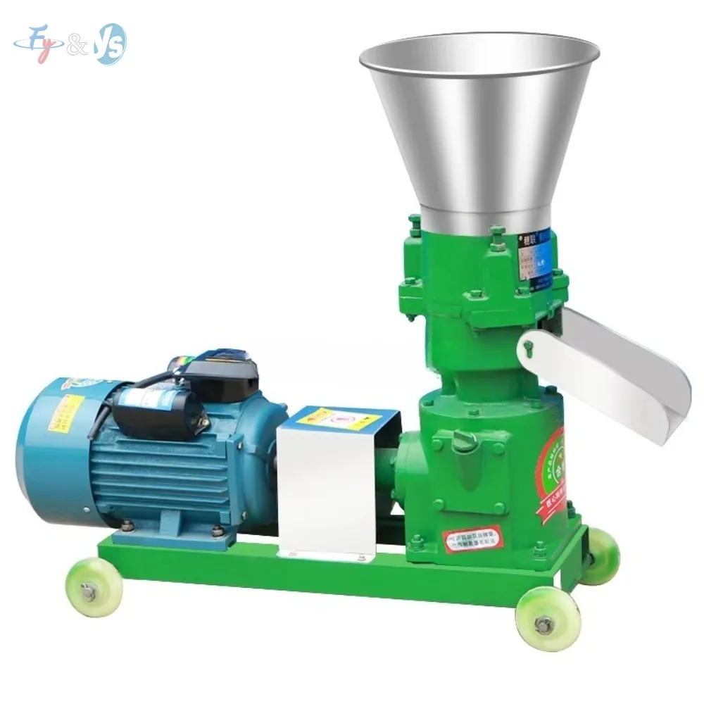 Máquina granuladora de alimento en pellets, fresadora de alimento en pellets para pollos, cerdos, conejos, comida.