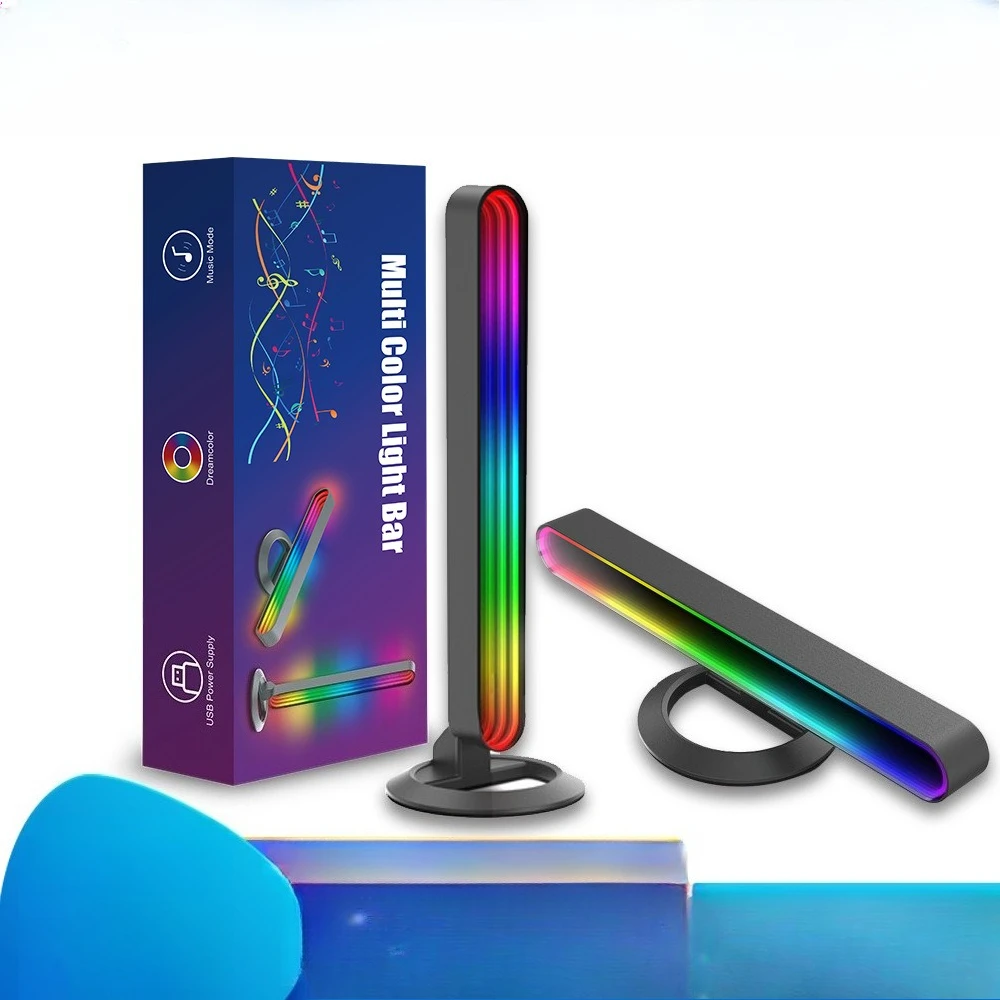 

RGB пикап светодиодный Bluetooth окружающий свет симфония красочный голосовой ритм-светильник автомобиль 3D
