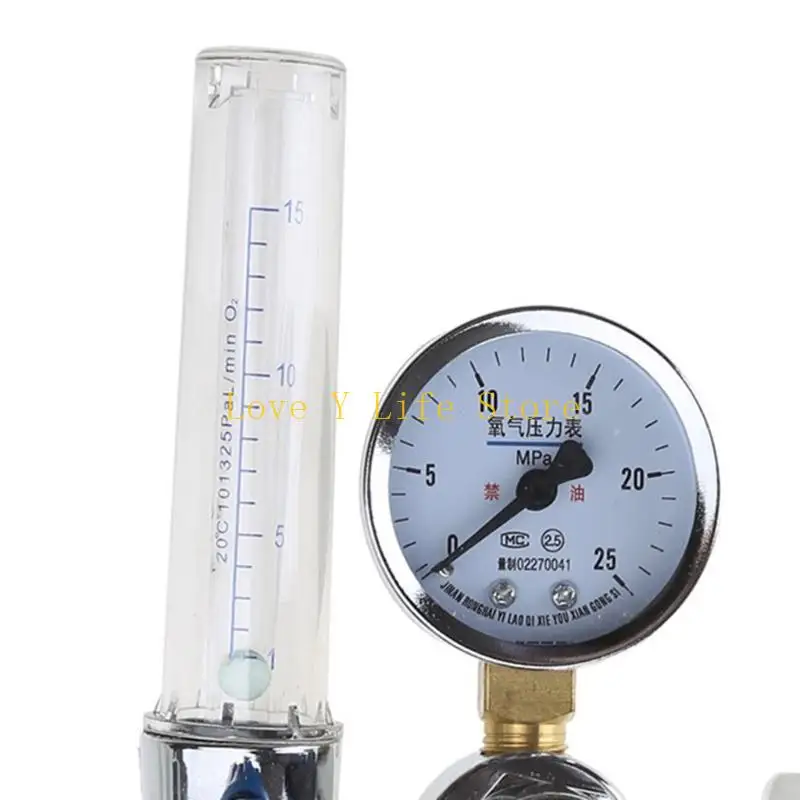 

L74C 8 Oxygen Pressure Regulator O2 Pressure Reducing Meter for Oxygen Gas