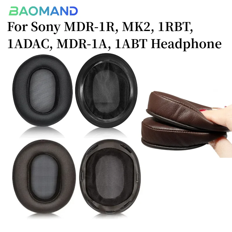 

Replacement Earpads for Sony MDR-1R, MK2, 1RBT, 1ADAC, MDR-1A, 1ABT Ultra-soft Sponge Cushion Cover Repair Parts Headphone