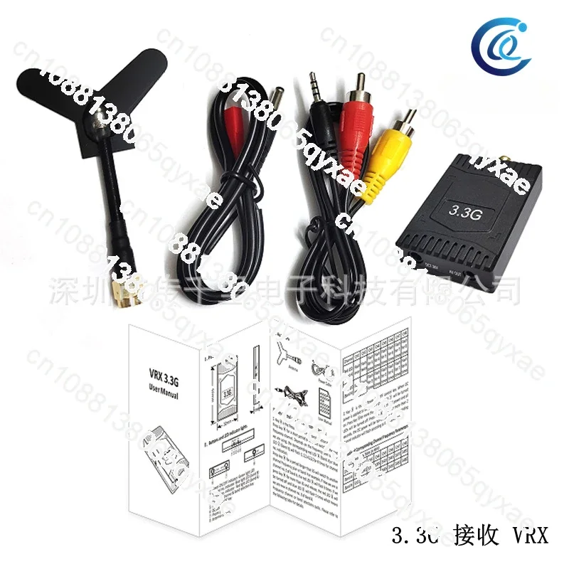 Factory price pre-sale 3.3G4w transmitter receiver traverser long-distance high-power drone fpv image transmission