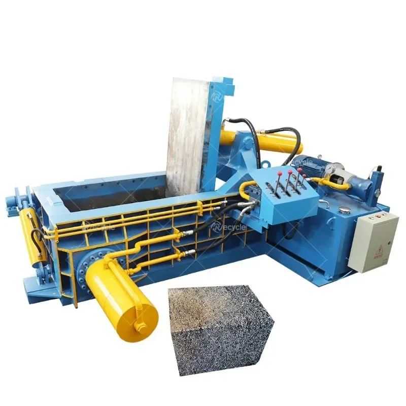 Hot SaleHorizontal Hydraulic Scrap Metal Baling Press Machine