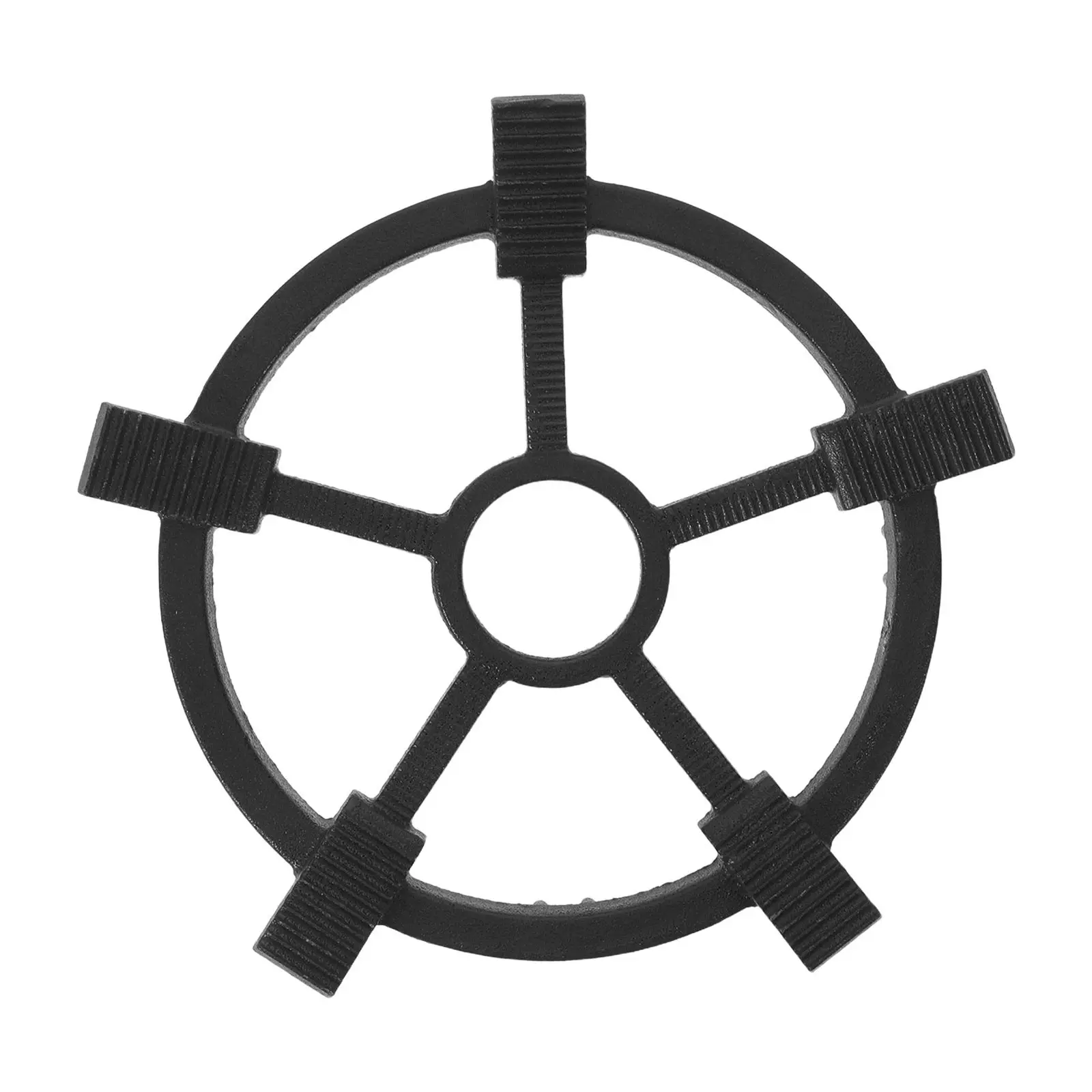 

Non-Slip Gas Stove Pot Holder Cast Iron Rack Stable Support Coffee Pots Milk Pots Small Pans Wok Stand 9.82inch Heavy Duty