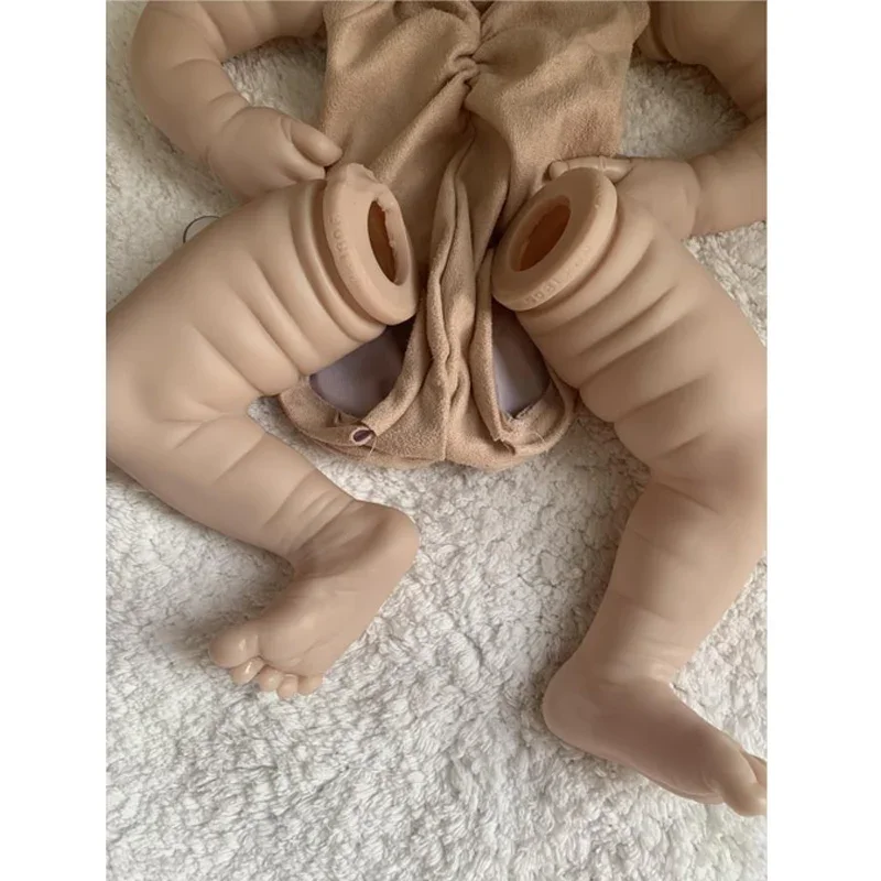 22Inches Reborn Doll Kit Baby Vinyl Unpainted Unfinished  Parts DIY Blank Doll Kit DIY Handmade Doll Toys Drop Shipping