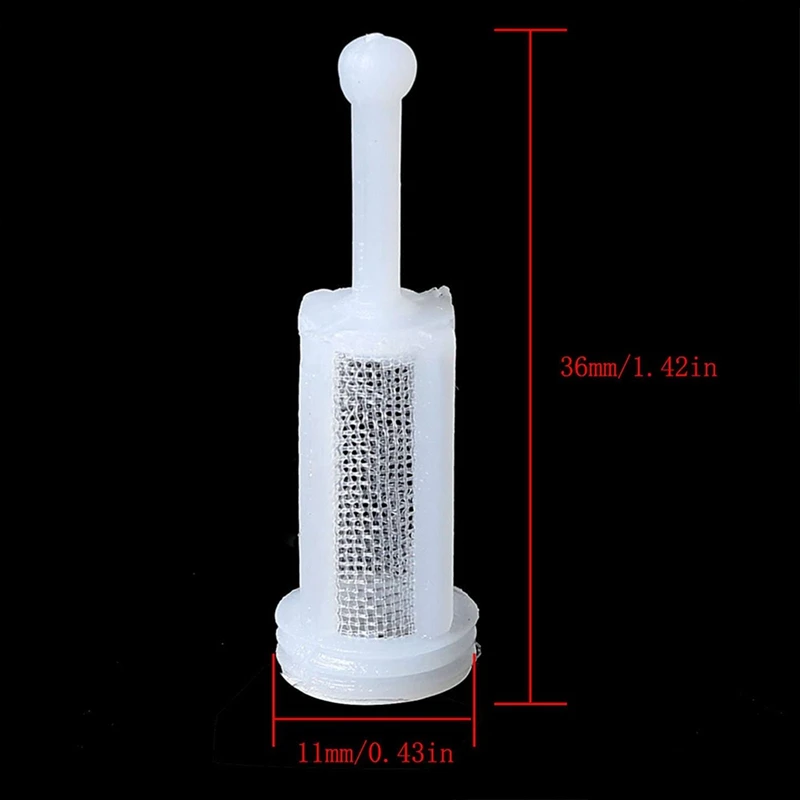 60Pcs Universal Spray Tool Filters Disposable HVLP Gravity Feed Paint Strainers Fine Mesh, White