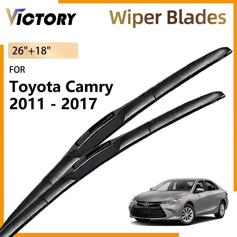 Front Wiper Blades For Toyota Camry 50 XV50 2011 - 2017 2015 2014 2013 Aurion Daihatsu Altis Windshield Windscreen Window Brush