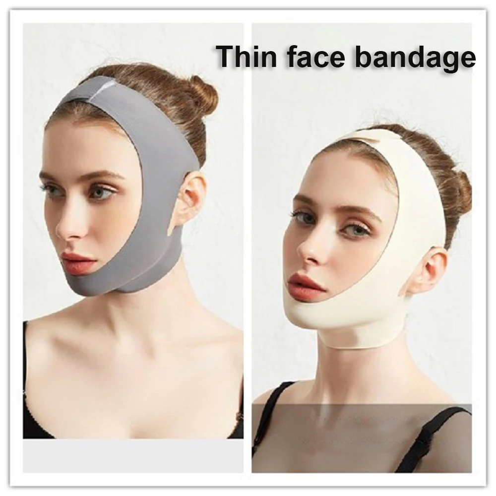 Reusable Face Slimming BANDAGE V Line Face Shaper ผู้หญิง Chin Cheek Lift UP เข็มขัดนวดหน้าสายคล้อง Face Skin Care เครื่องมือความงาม