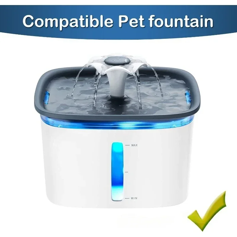 Pet / Cat Drinking Fountain Filters, 4pcs/6pcs/8pcs/12pcs Combo Pack. Ensures Clean, Fresh Water, Superior Filtration