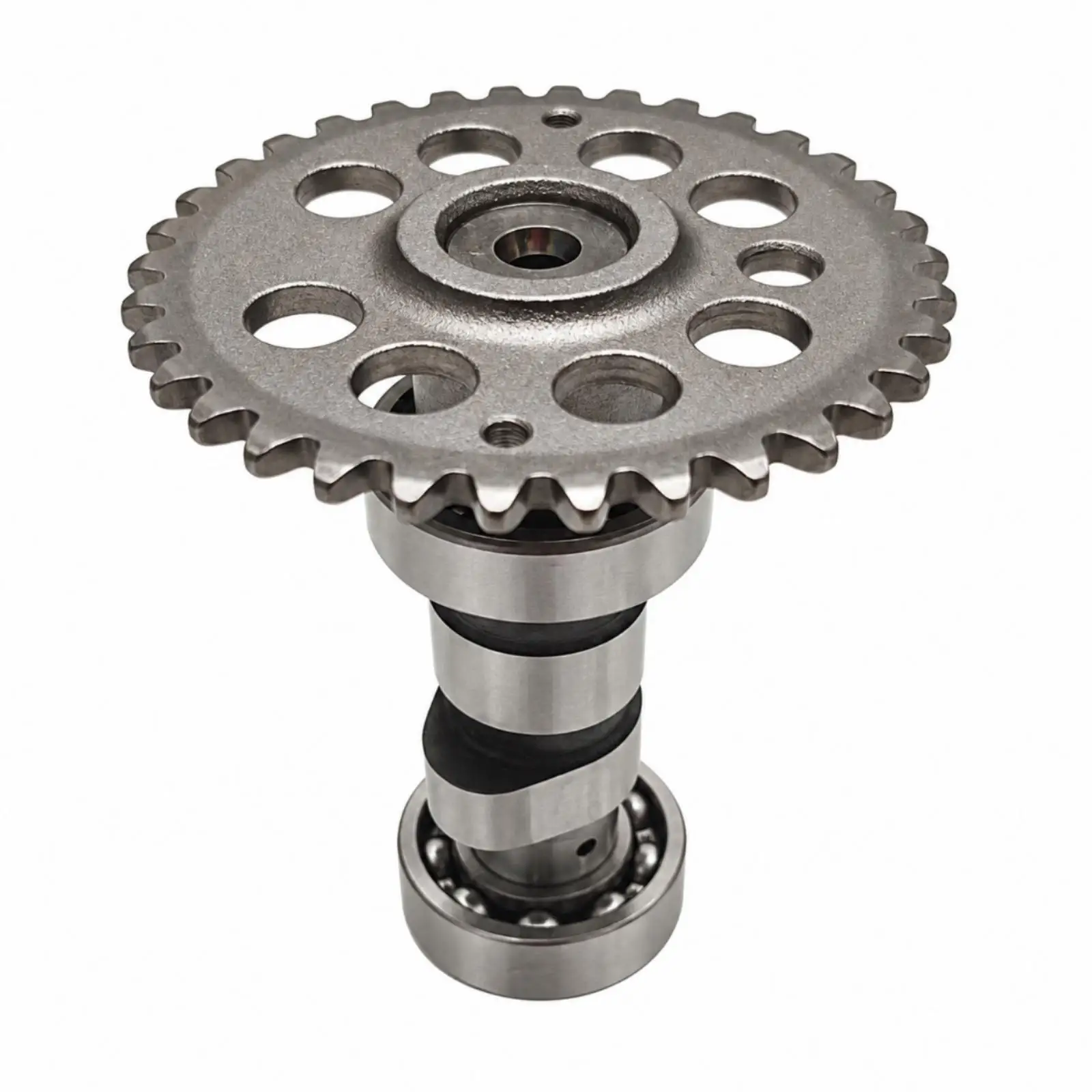 Direct Fit GY6 Engine Camshaft for 125 150cc Scooters with Bearing Support and Timing Gear for Smooth Operation