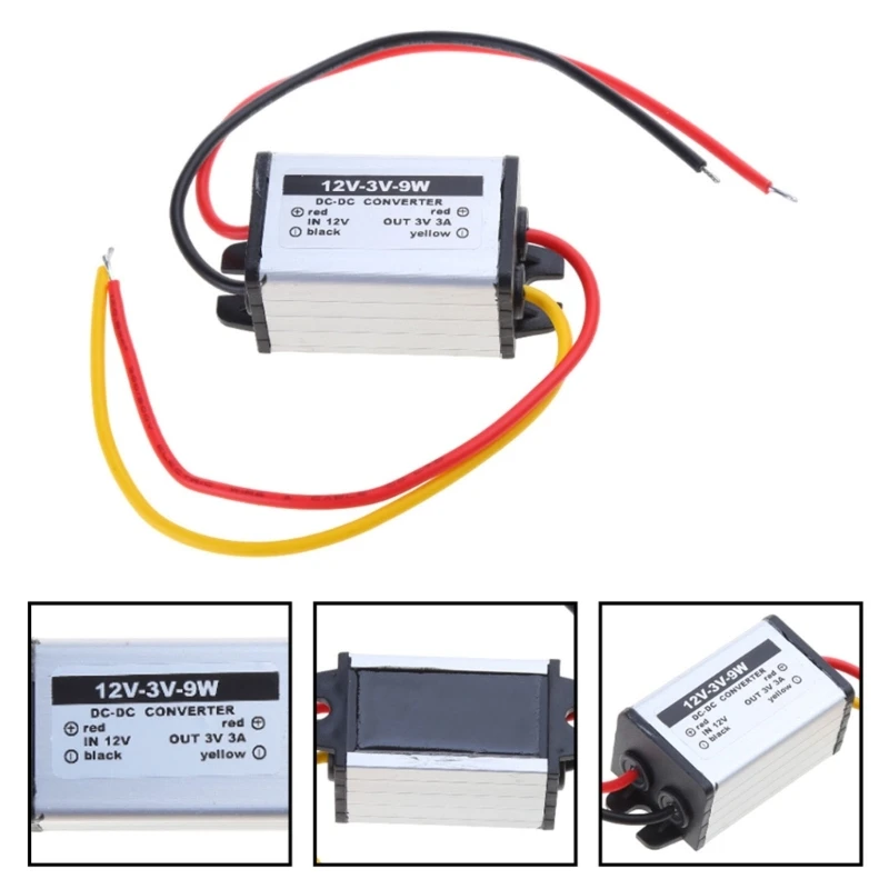 Conversor fonte alimentação 12V para 3V 3A 9W tipo abaixador acessórios para carro