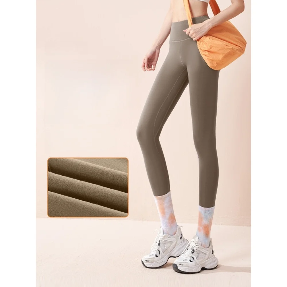 

Тонкие леггинсы для йоги и фитнеса с высокой талией, эффектом утяжки и моделирования фигуры, с персиковым ароматом