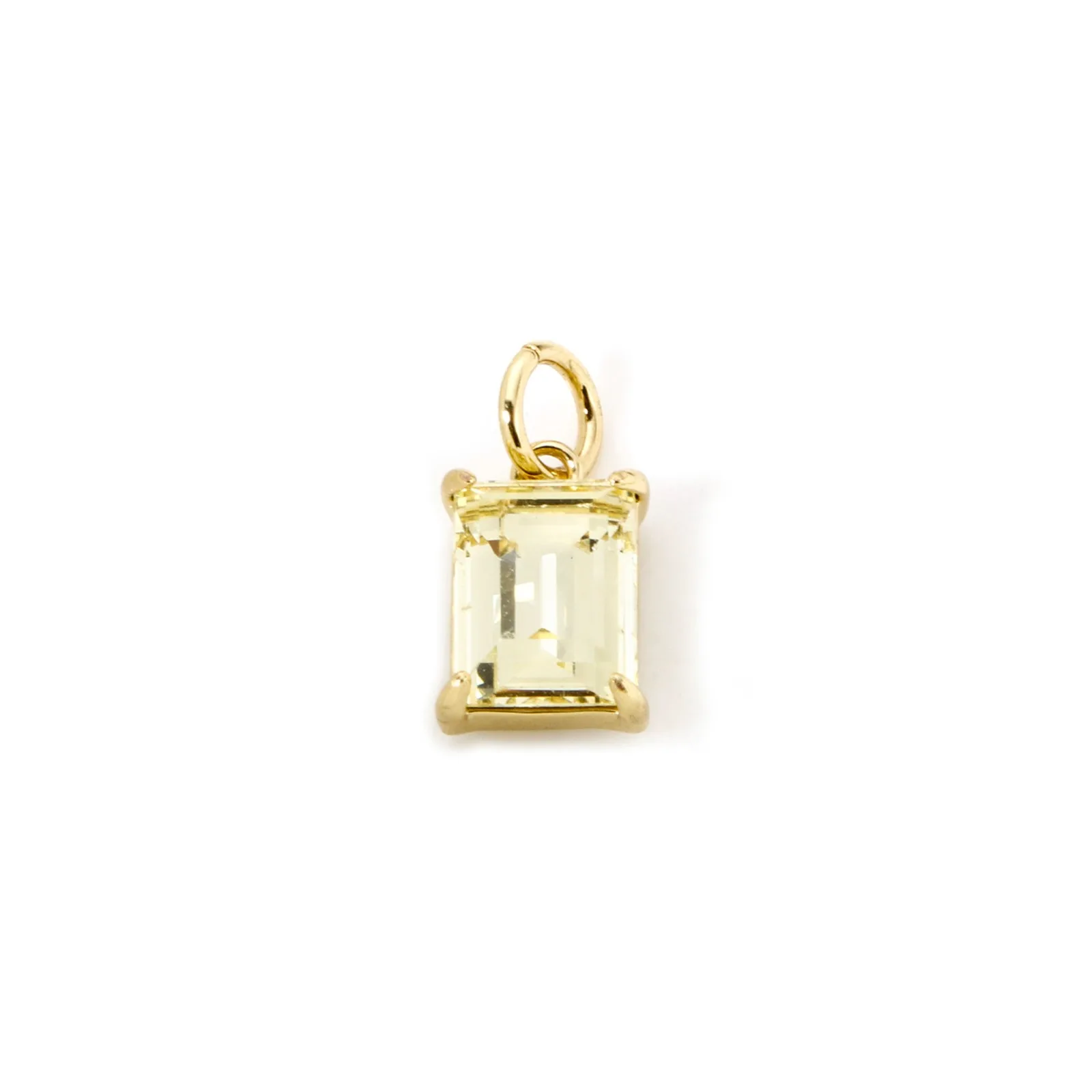 2 stücke Messing Charms Gold Farbe Geometrische Quadrat Herz Rechteck Mit Glas Cabochons Anhänger DIY Frauen Halskette Ohrringe Schmuck – Detail 8