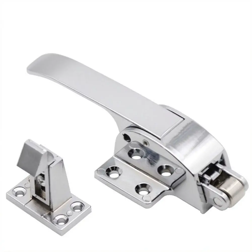 Adjustable Compression Latch Industrial Oven Door Lock Zinc Alloy Handle Surface Mounted Hardware For Freezer Access
