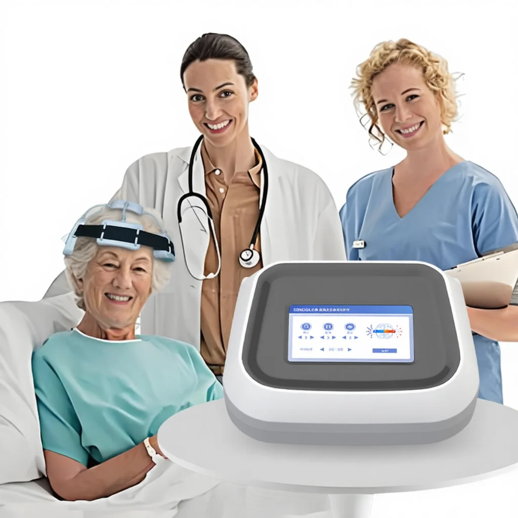 English Machine Stroke Depression Parkinson Alzheimer Autistic Children Portable Class II Repetitive Transcranial Magnetic