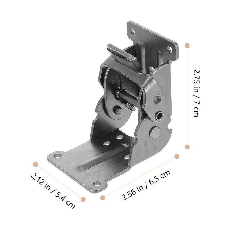4 szt. 90-kątny samoblokujący zawias składany Noga stołu Wspornik półki Krzesło Składane wsporniki Stalowe