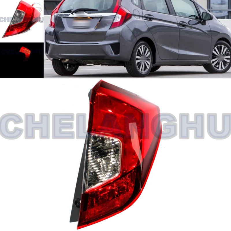 

LED Tail Light For Honda Fit gk5 2017 2018 2019 2020 Right Outer Side Rear Lamp With 1 Bulb Car accessories 33500-T5A-G01