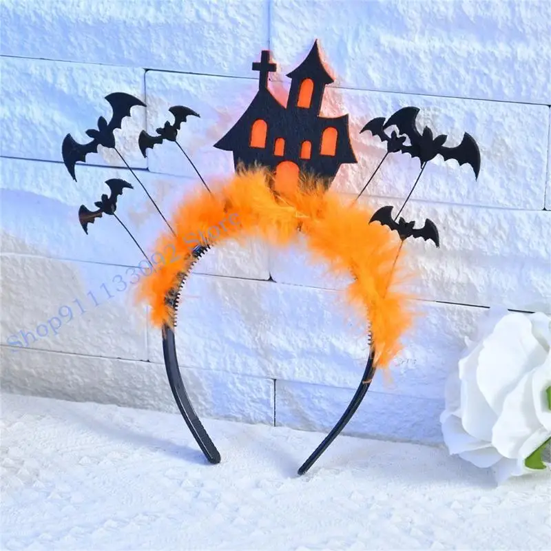 H9ed Cool Bats 헤드 밴드 생일 파티 코스프레 성 헤드웨어 헤어 액세서리