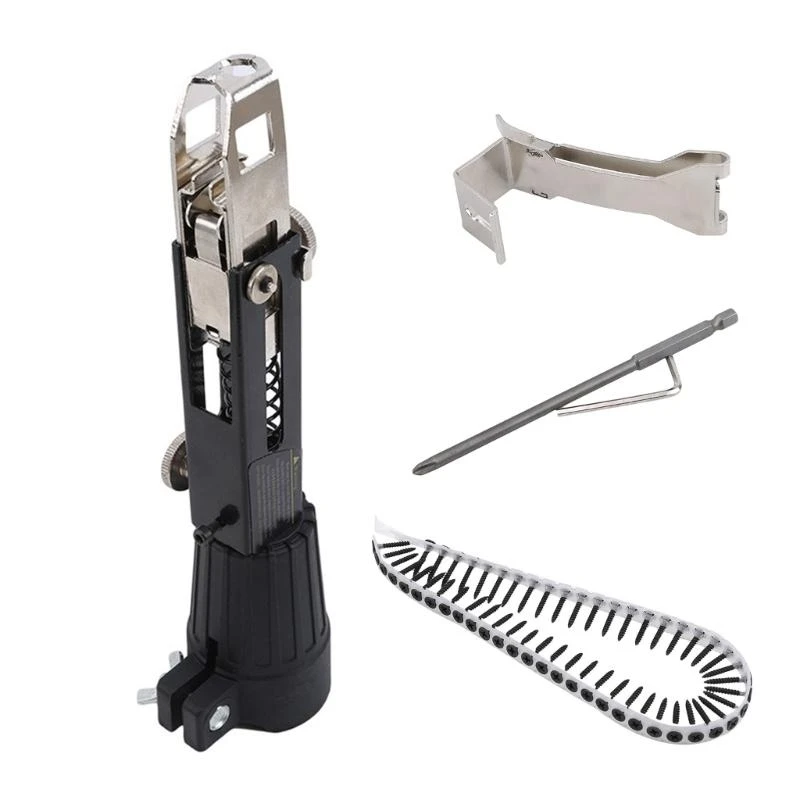 

L1EE Chain Belt Screw Siding Nailer Cordless Drill Framing Nailer Automatic Nail Machine Electric Nail Power Drill Attachment