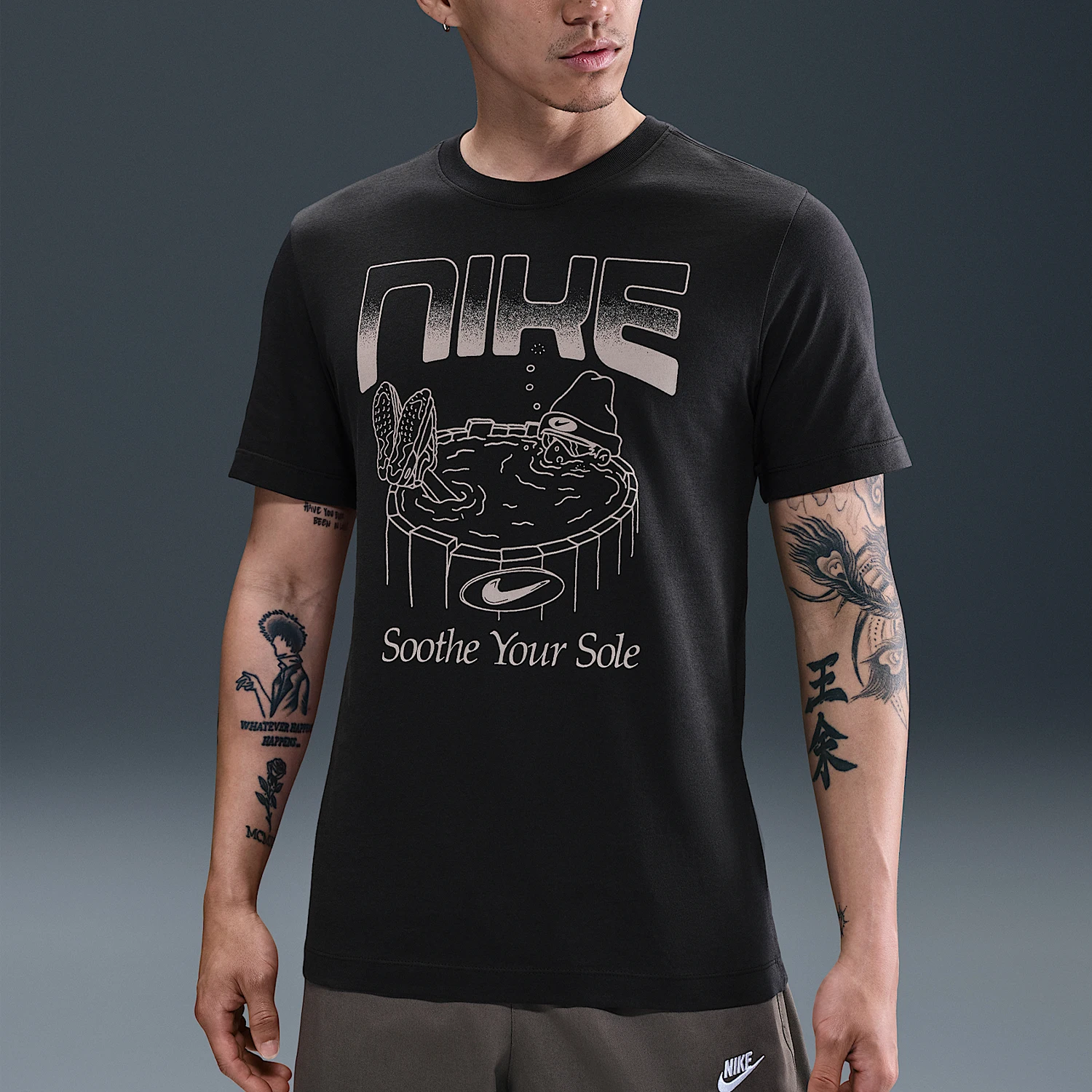 

Nike Genuine Sportswear Men's Printed Round-Neck T-Shirt HQ9265-045