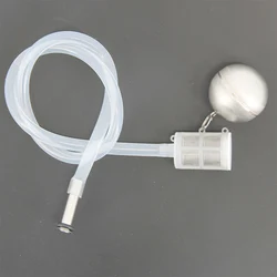 Floating Beer Keg Liquid Dip Tube with 80Mesh Filter Fit Ball Lock & Pin Lock Beer Keg SS Ball Float 60cm Silicone Tube