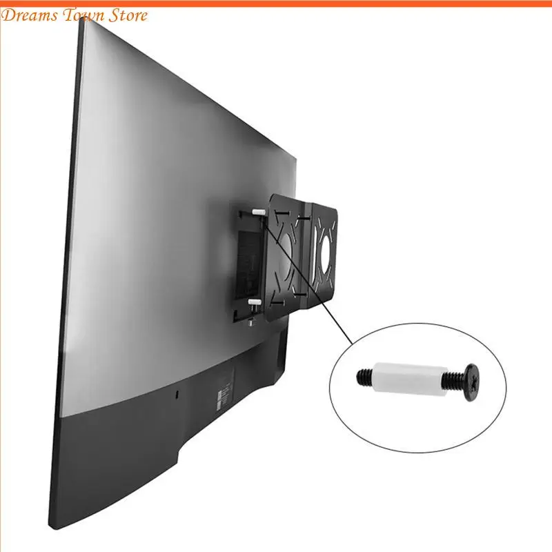 

HX6A Mini-Host Display Back VESA Mounting Mount Bracket For Computer Monitor Router Tablet Connection Mounting Plate